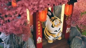 虎兔迎春