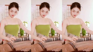 古筝唯美古风性感小仙女纯美动人