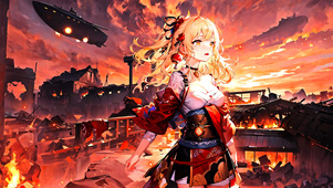 4k/2k 末日黄昏—原神霄宫