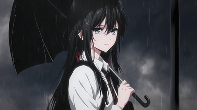 黑云压城 雨中雪之下雪乃