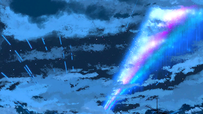 极致画质 你的名字 流星陨落 