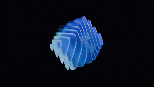 3D科幻旋转立方体