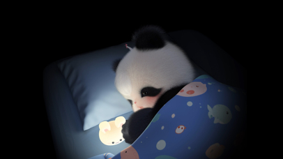 熊非熊阿贝贝小夜灯开灯特效