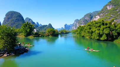 广西遇龙河山水风景