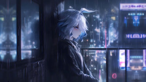 芙宁娜/都市雨夜