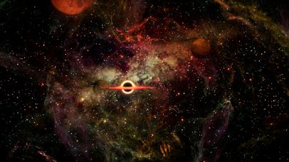 3D星空黑洞吞噬-横屏