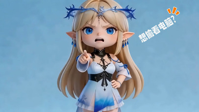 卡提希娅-想偷看电脑