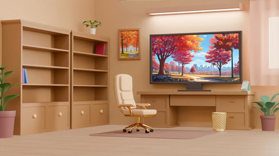 3D红叶主题电脑桌面