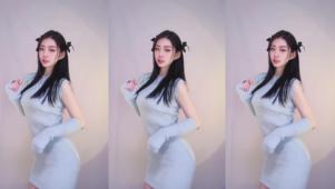 蓝裙美少女出击