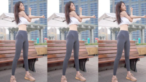 小姐姐运动服变装