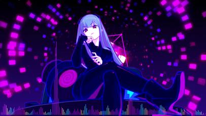 4k黑衣魔女音频可视化