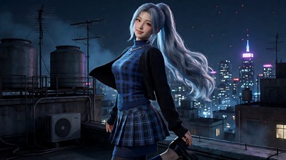 千禧甜酷少女