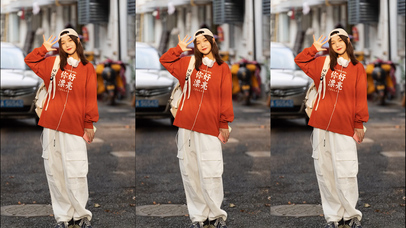 人间烟火定格照