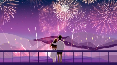 热门浪漫花火动态桌面壁纸图片 热门动态壁纸下载 元气壁纸