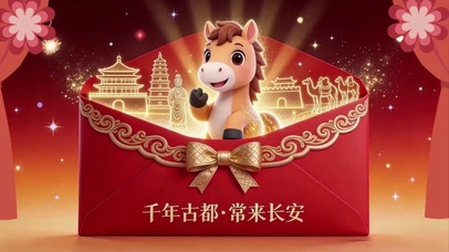 小马新年快乐红包