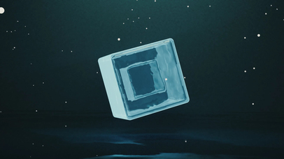 太空发光体循环动画