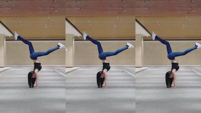 你们要的倒立一字马来了