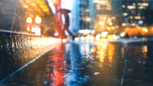 下雨的街道