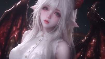 战锤色孽恶魔猫女