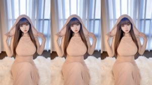 唯美治愈丰满身材楚楚动人美少女