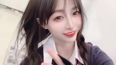 治愈系甜美女生超可爱迷人美少女