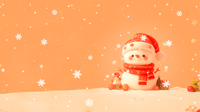 圣诞可爱雪人