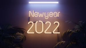 灯光下的2022
