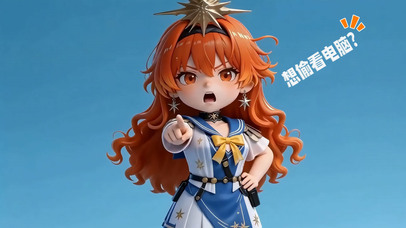 奥古斯塔-想偷看电脑