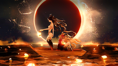 月轮双女~（唯美大气版）