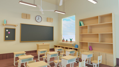3D校园学习阳光教室