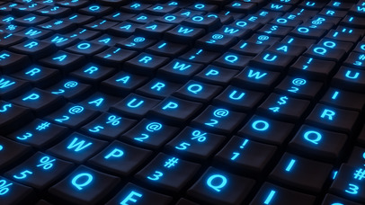 科幻多彩变色键盘