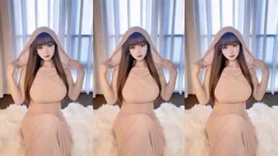 唯美治愈丰满身材楚楚动人美少女