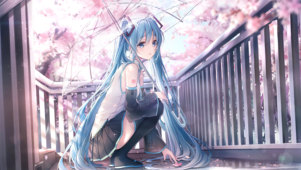 【昼夜变化】初音未来 樱之雨