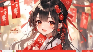 4K可爱古风萝莉主题