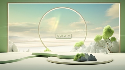 简约清新护眼桌面