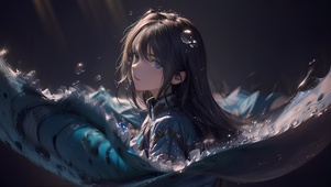 水中回眸