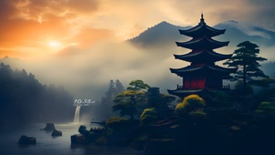 古墨山水画
