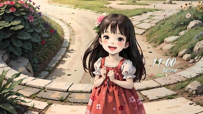 小清新田园少女