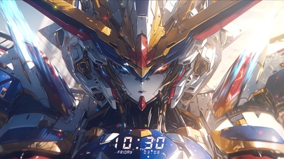 4k 帅气机甲战士 