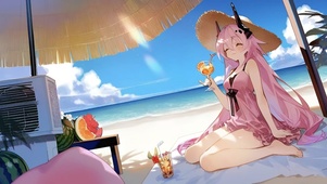 海边泳装少女-特蕾西娅