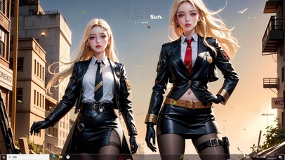 4k黑丝金发酷炫特工美少女