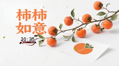 柿柿如意清新桌面