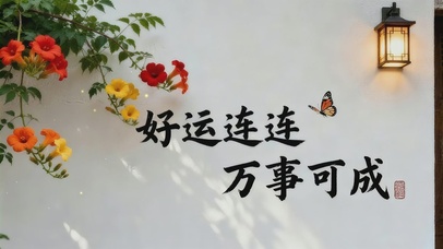 好运连连，万事可成