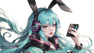 4k赛博朋克少女