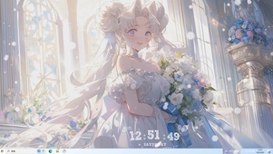 月野兔 雪落