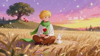 浪漫星空麦田小王子