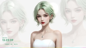 高清性感短发Ai美女