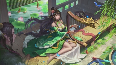 唯美古装长腿美女