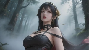 动态森林美女