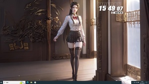 黑长直学院风御姐 